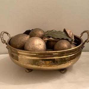 Gold vintage decor bowl